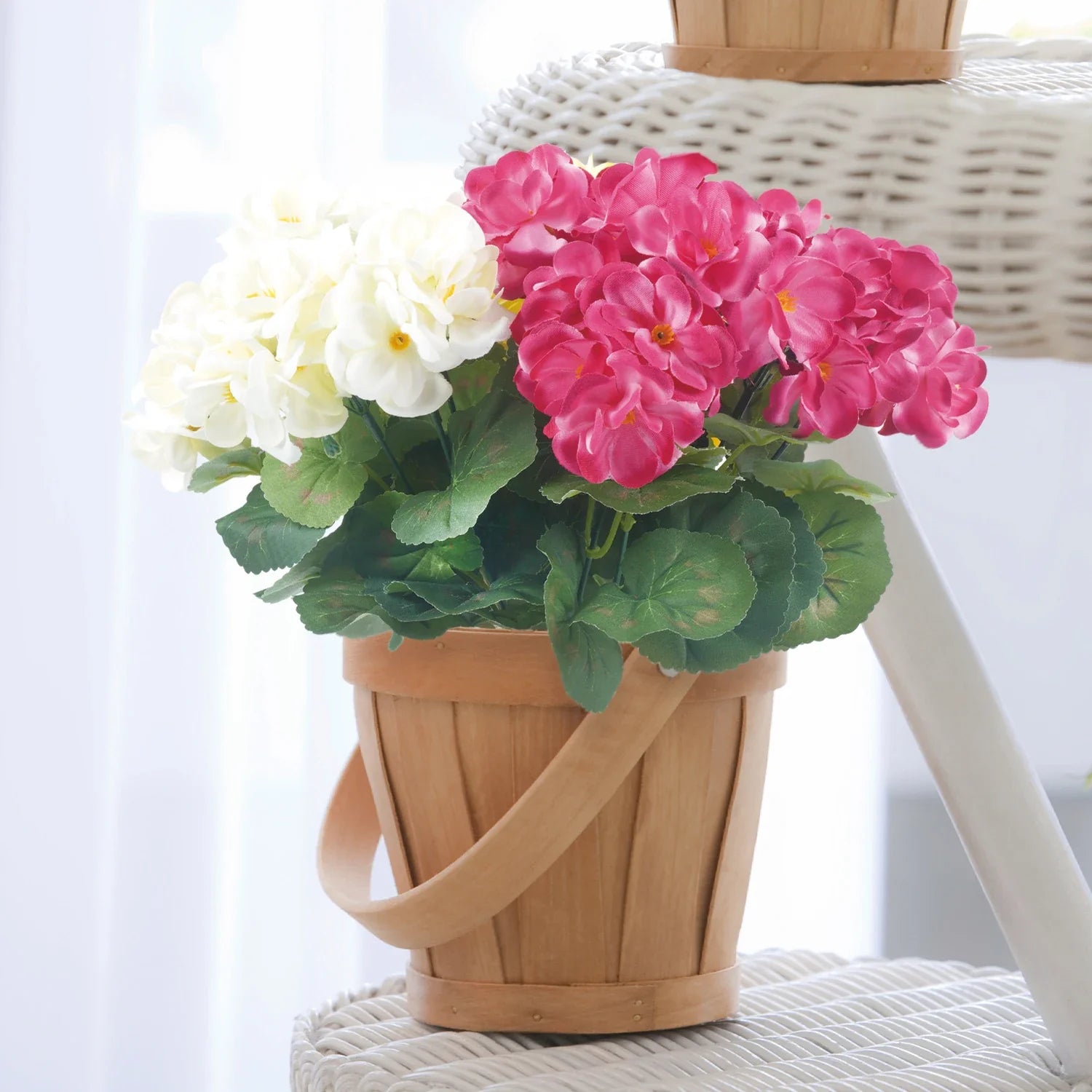 Scandinavian Artificial Begonia Home Styling Ideas