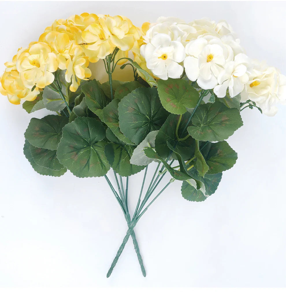 Artificial Begonias for Decorative Indoor Pots