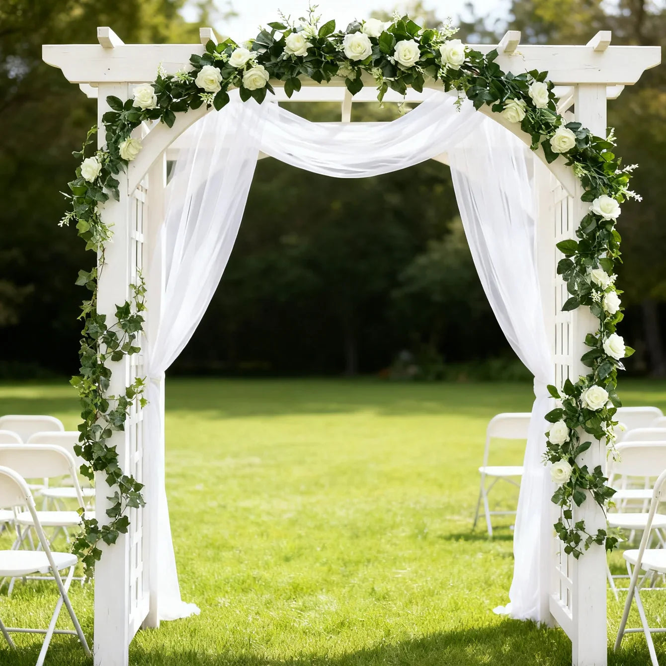 Realistic Faux Flowers for Wedding Arches and Backdrops