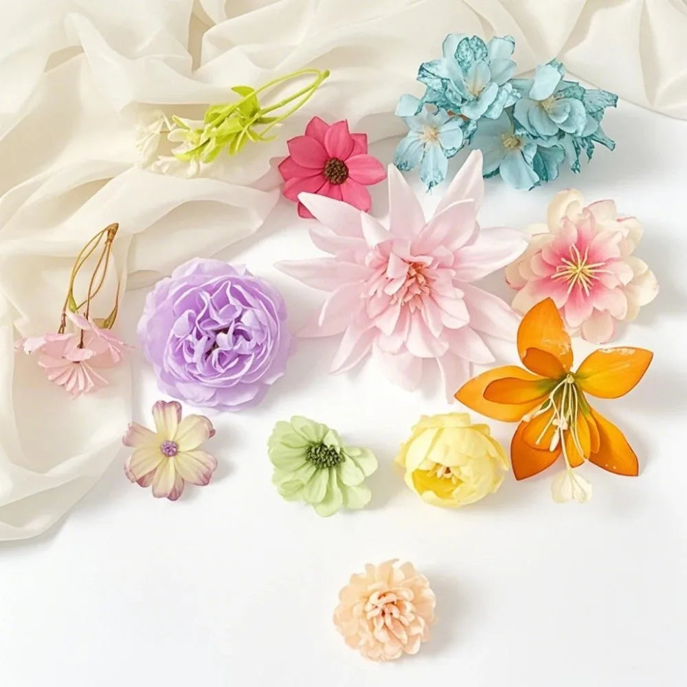 Artificial Flower Heads for Wreath Making & DIY Crafts: Create Stunning Designs Easily with Perma-Petals