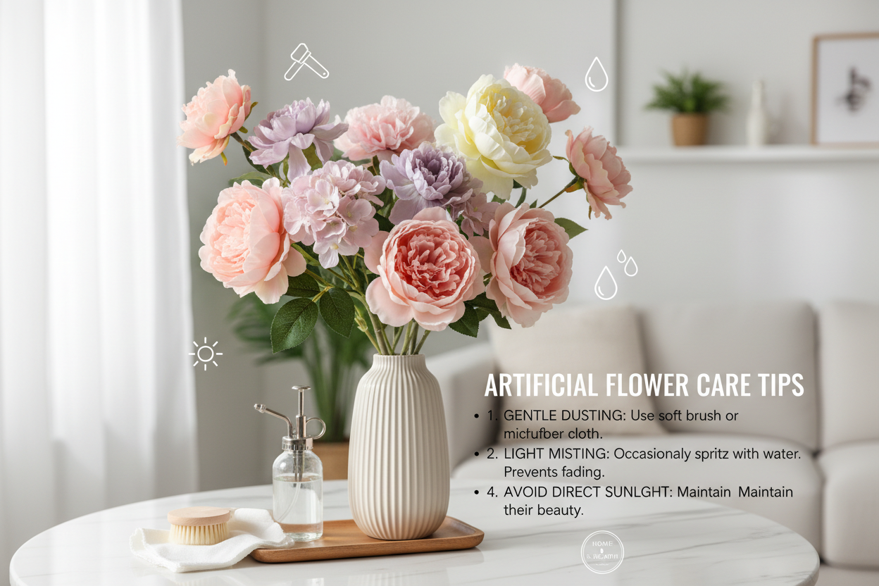 How to Clean and Care for Artificial Flowers (So They Stay Beautiful for Years)