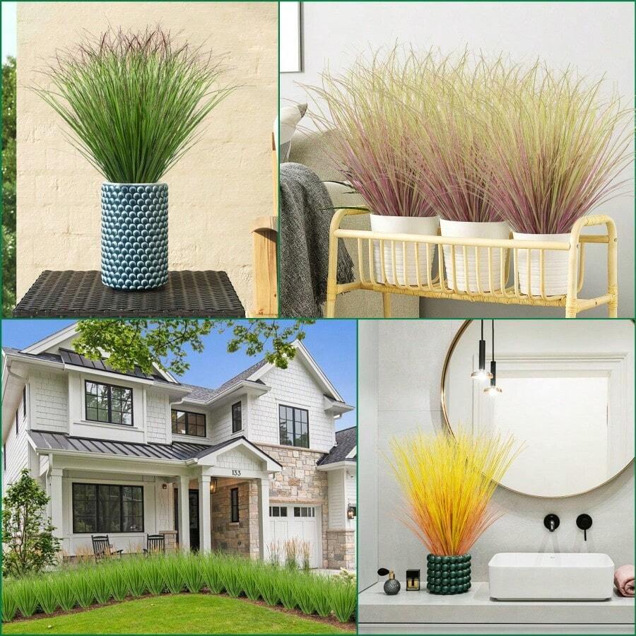 Bulk Artificial Wheat Grass Plants – Faux Fall Grass Bundles