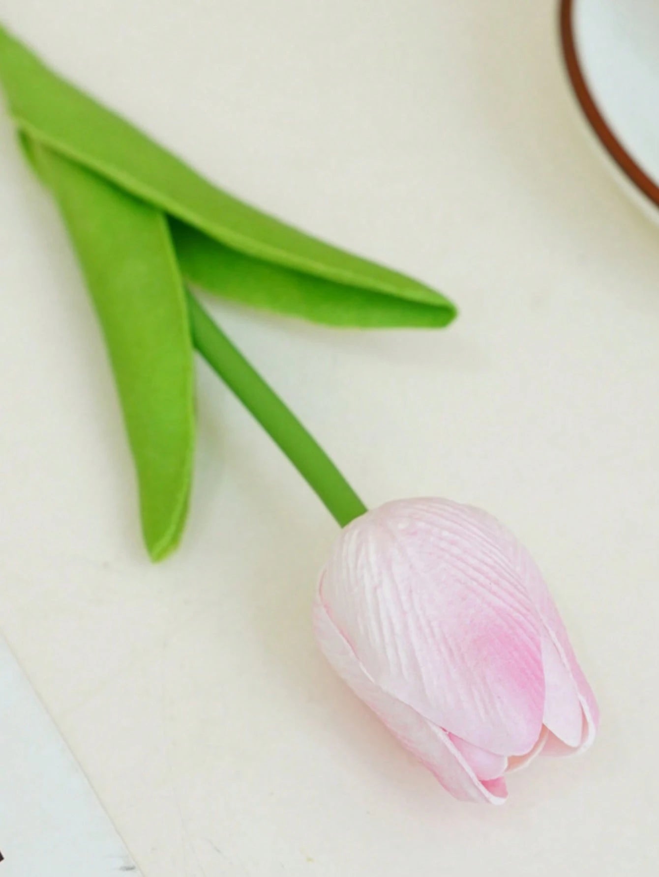 Bulk Artificial Gradient Pink Tulips – Lifelike Faux Tulip Stem