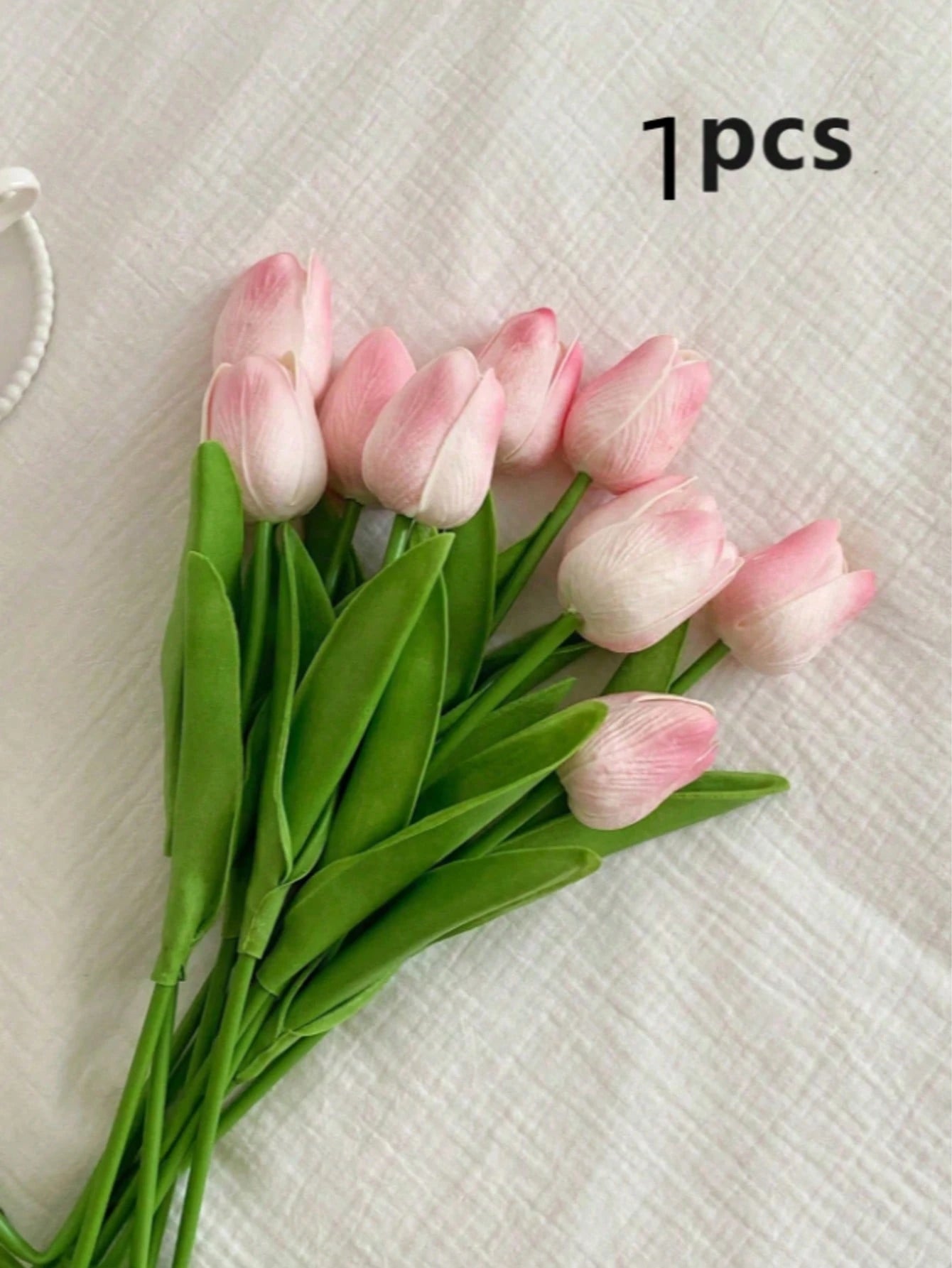 Bulk Artificial Gradient Pink Tulips – Lifelike Faux Tulip Stem