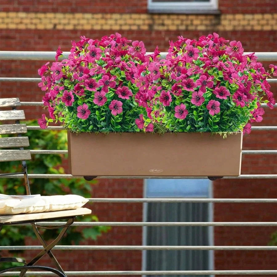 Artificial Pink Geranium Flower Bundles –  Indoor & Outdoor