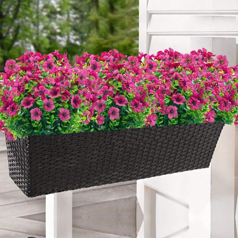 Artificial Pink Geranium Flower Bundles –  Indoor & Outdoor