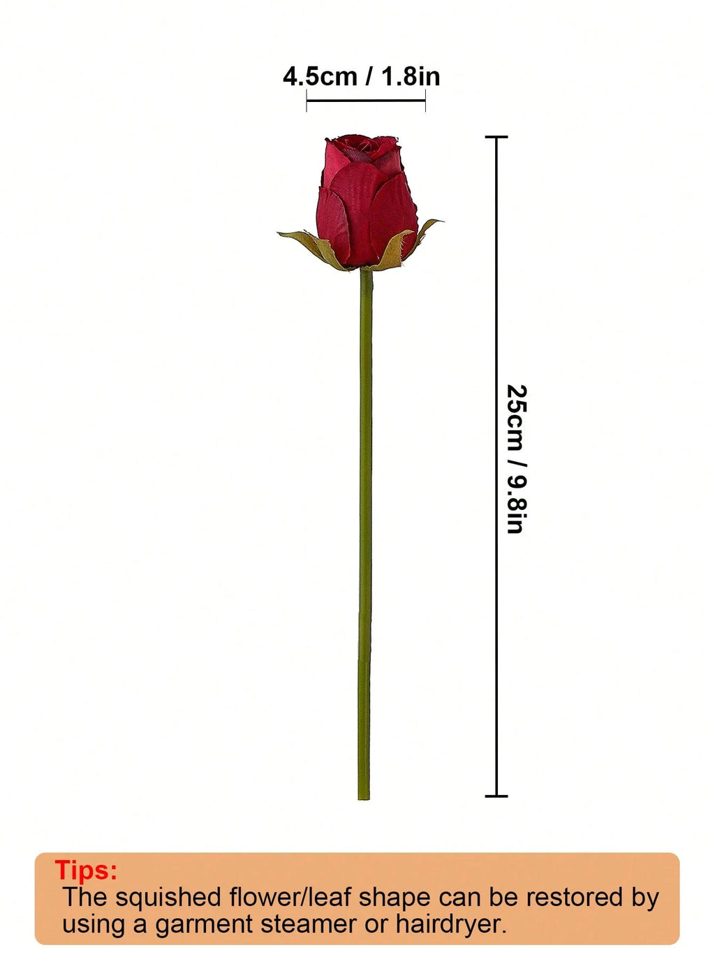 Artificial Bulk Silk Rose Flowers 24PCS – Realistic Faux Rose Stems