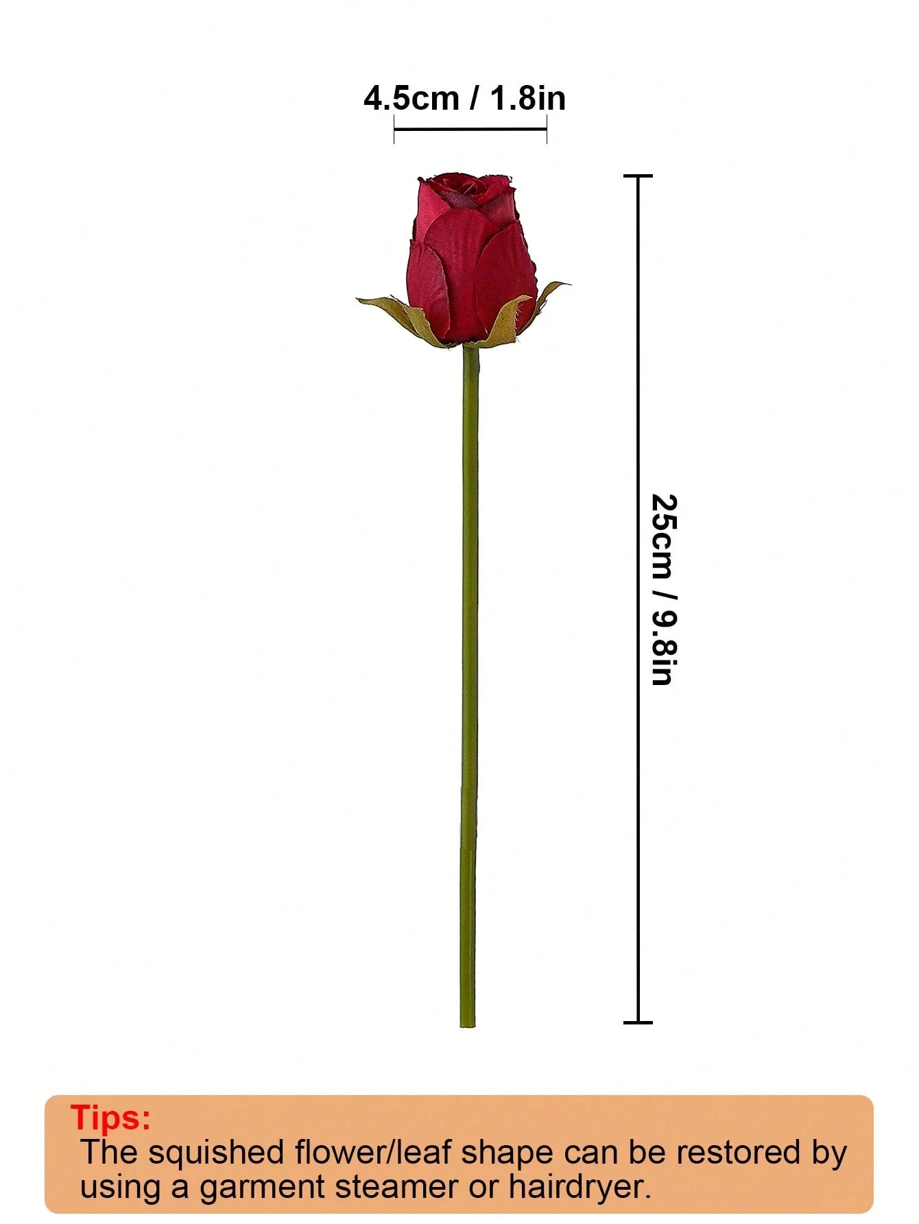 Artificial Bulk Silk Rose Flowers 24PCS – Realistic Faux Rose Stems