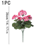 Bulk Artificial Begonia Flowers (1/3 PCS) – 14.5" Realistic Faux Floral Stems for Home, Wedding, Vase & Seasonal Spring/Summer