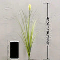 Bulk 12 Bundles Artificial Onion Grass & Dog Tail Flowers – Realistic Faux Outdoor Plants for Garden, Porch, Window Boxes & Indoor Décor (Bulk)