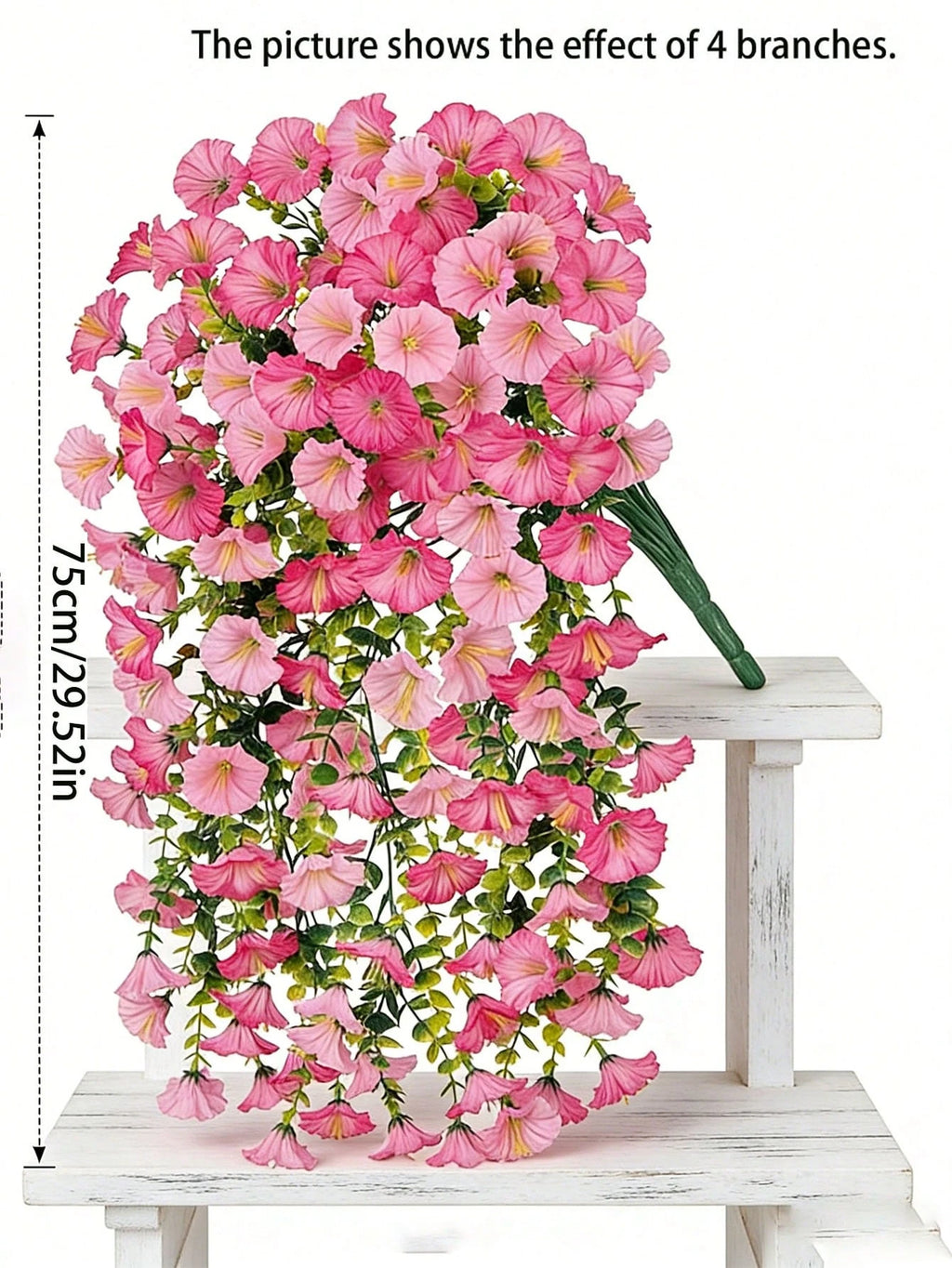 Artificial Pink Eucalyptus Vine – Silk UV-Resistant  for Outdoor & Indoor