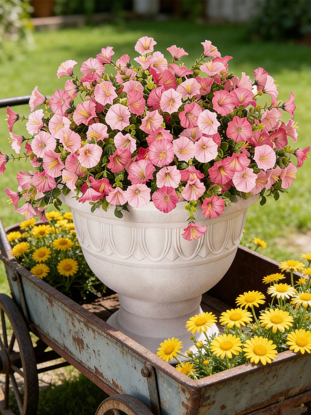 Artificial Pink Eucalyptus Vine – Silk UV-Resistant  for Outdoor & Indoor