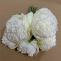 Bulk Artificial Peony Bouquet – 5-Head Rose Silk Artificial Flower