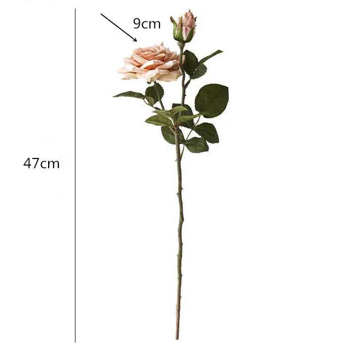 Pink Silk Rose Wedding Bouquet Bulk – Real Touch Artificial Roses