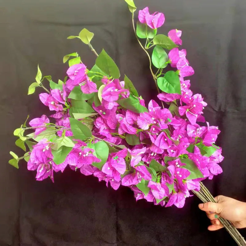 10pcs Silk Bougainvillea Artificial Climbing Flowers