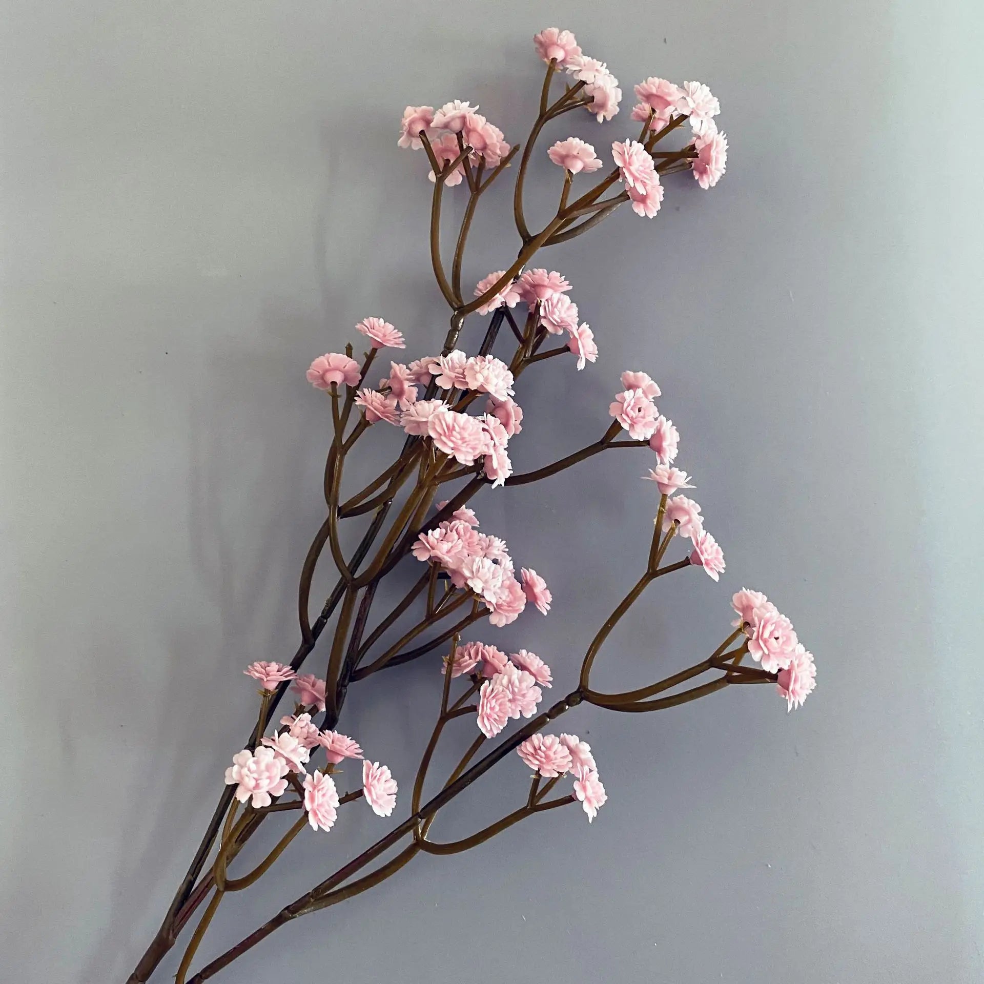 62CM Artificial Gypsophila Bouquet Bulk – Baby’s Breath Soft Rubber Silk Faux Flowers