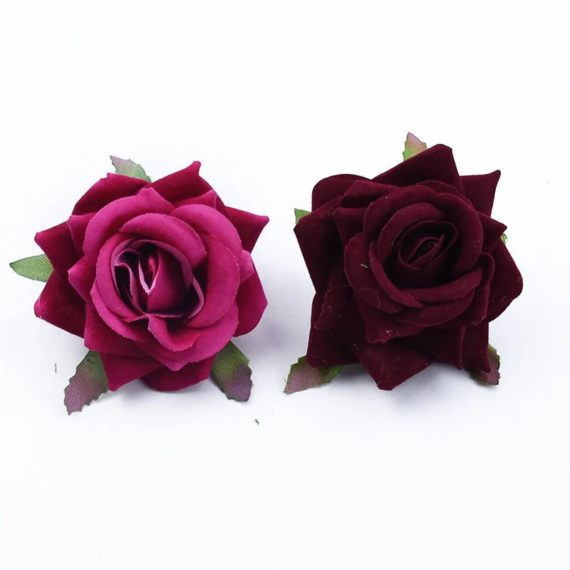 100PCS Artificial Silk Rose Heads Bulk – Wedding Flowers