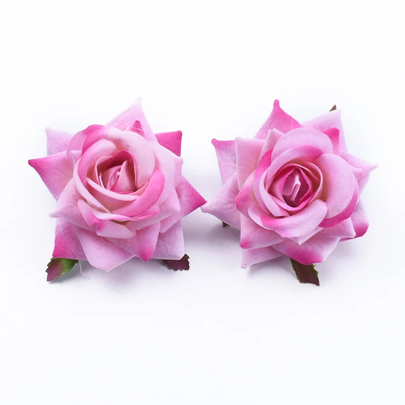 100PCS Artificial Silk Rose Heads Bulk – Wedding Flowers