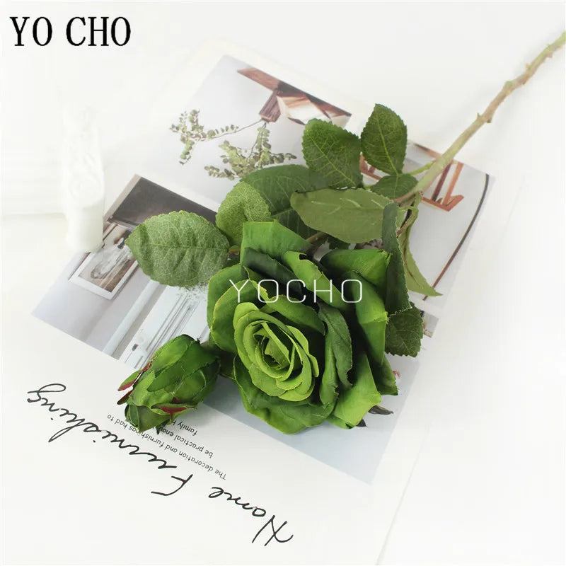 Pink Silk Rose Wedding Bouquet Bulk – Real Touch Artificial Roses