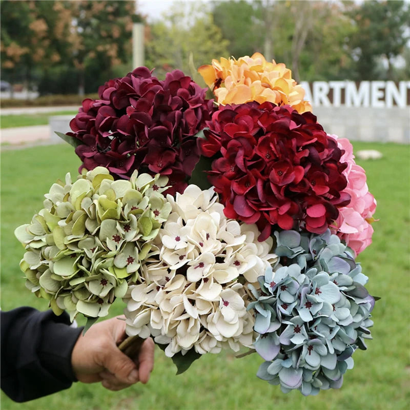 Bulk Artificial Hydrangea Flowers