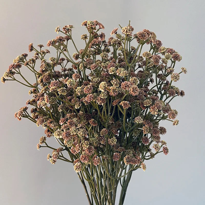62CM Artificial Gypsophila Bouquet Bulk – Baby’s Breath Soft Rubber Silk Faux Flowers