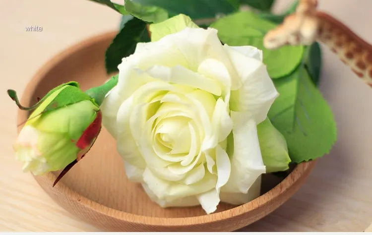 Pink Silk Rose Wedding Bouquet Bulk – Real Touch Artificial Roses