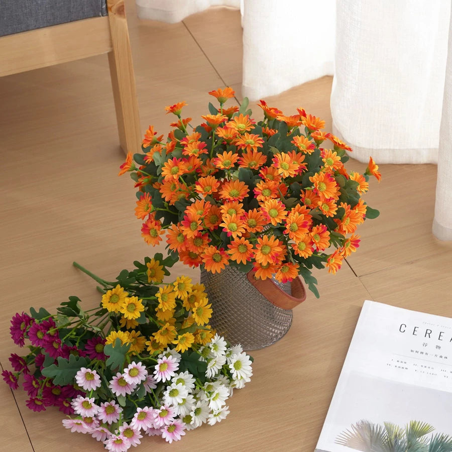 Bulk Artificial Outdoor Daisy Bushel