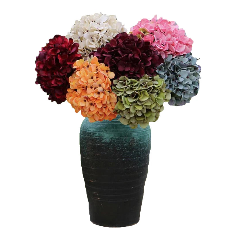 Bulk Artificial Hydrangea Flowers