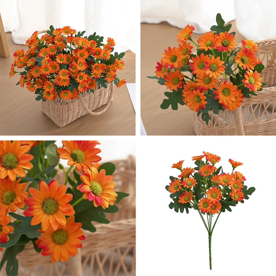 Bulk Artificial Outdoor Daisy Bushel