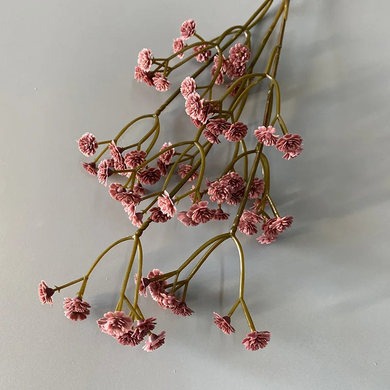 62CM Artificial Gypsophila Bouquet Bulk – Baby’s Breath Soft Rubber Silk Faux Flowers