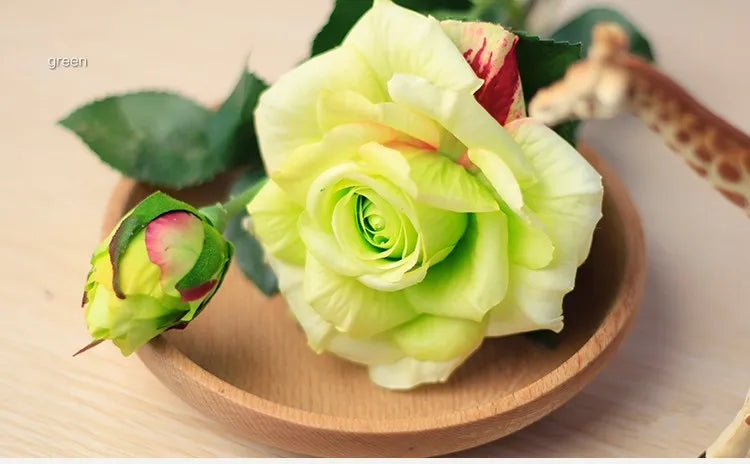 Pink Silk Rose Wedding Bouquet Bulk – Real Touch Artificial Roses