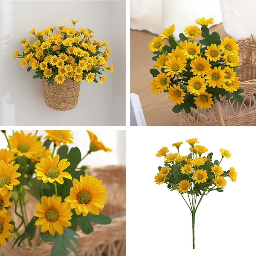 Bulk Artificial Outdoor Daisy Bushel