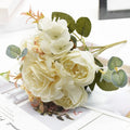 Artificial Rose & Peony Bouquet – Silk Fake Flowers