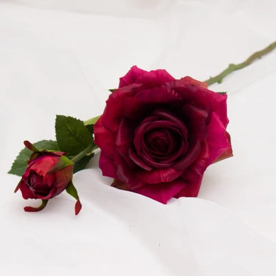 Pink Silk Rose Wedding Bouquet Bulk – Real Touch Artificial Roses