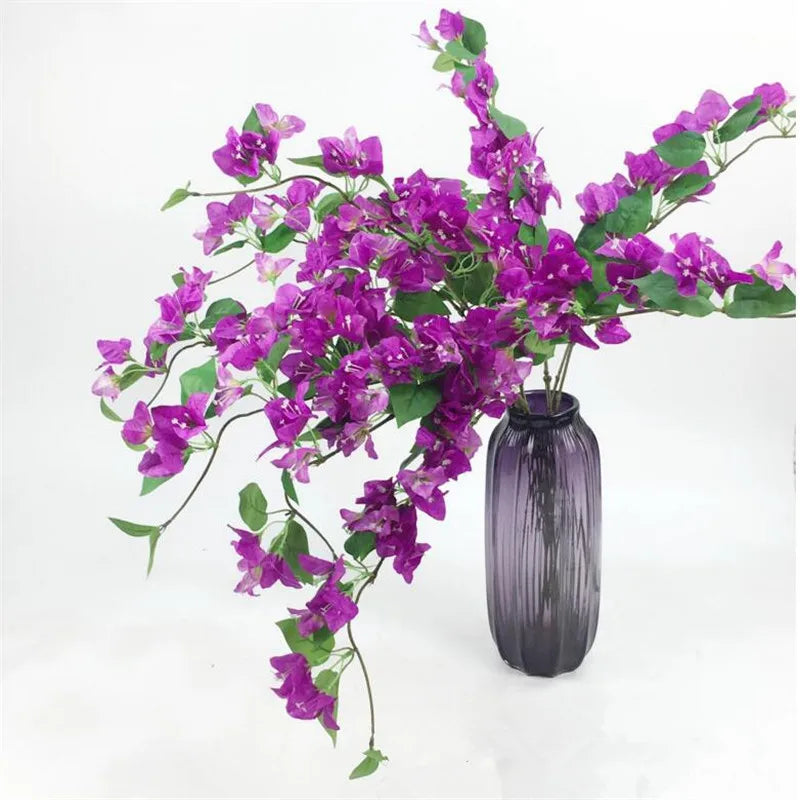 10pcs Silk Bougainvillea Artificial Climbing Flowers