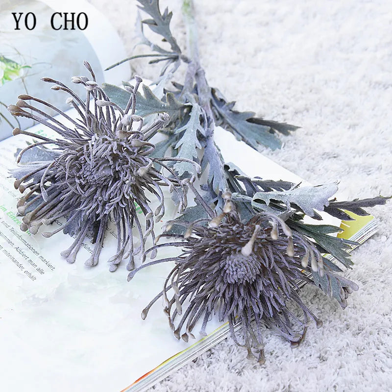 Artificial Leucospermum Stem 38cm Bulk – Silk Pin Cushion Protea Wedding Decor
