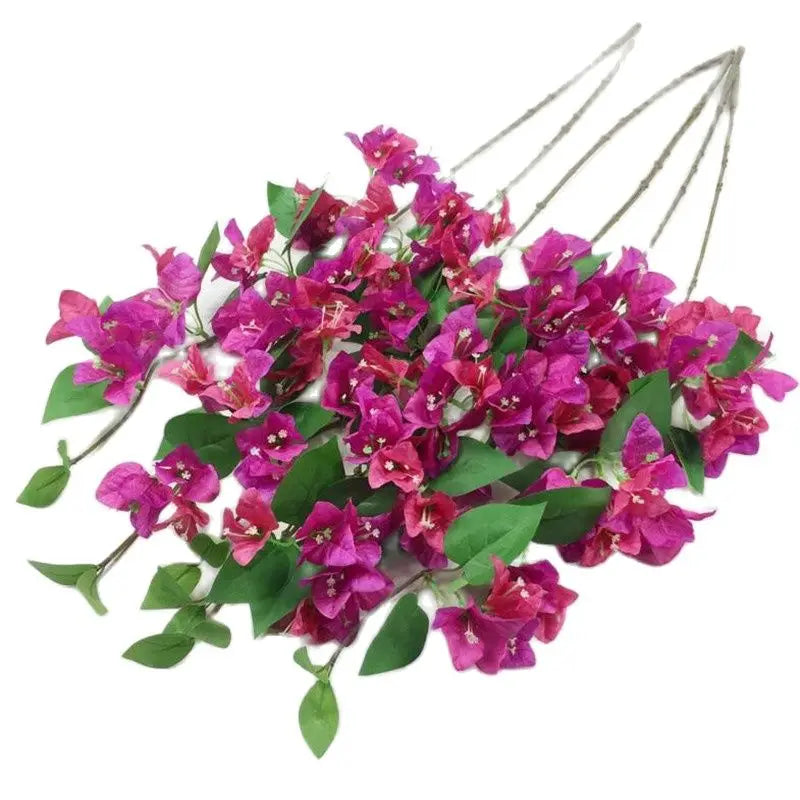 10pcs Silk Bougainvillea Artificial Climbing Flowers