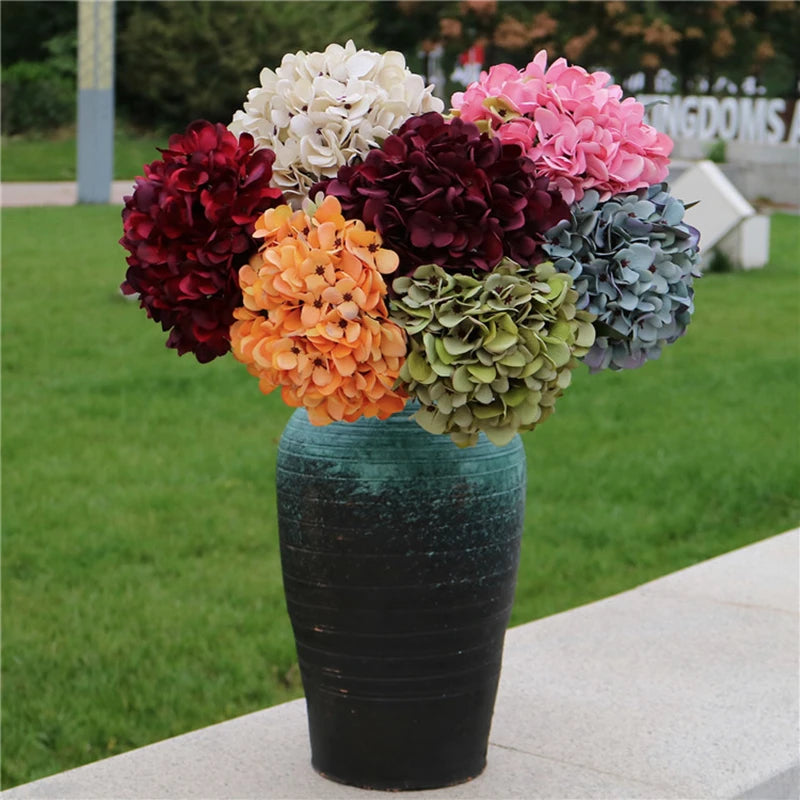 Bulk Artificial Hydrangea Flowers
