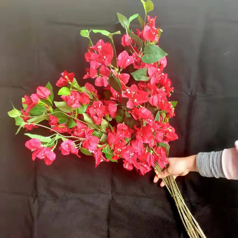 10pcs Silk Bougainvillea Artificial Climbing Flowers