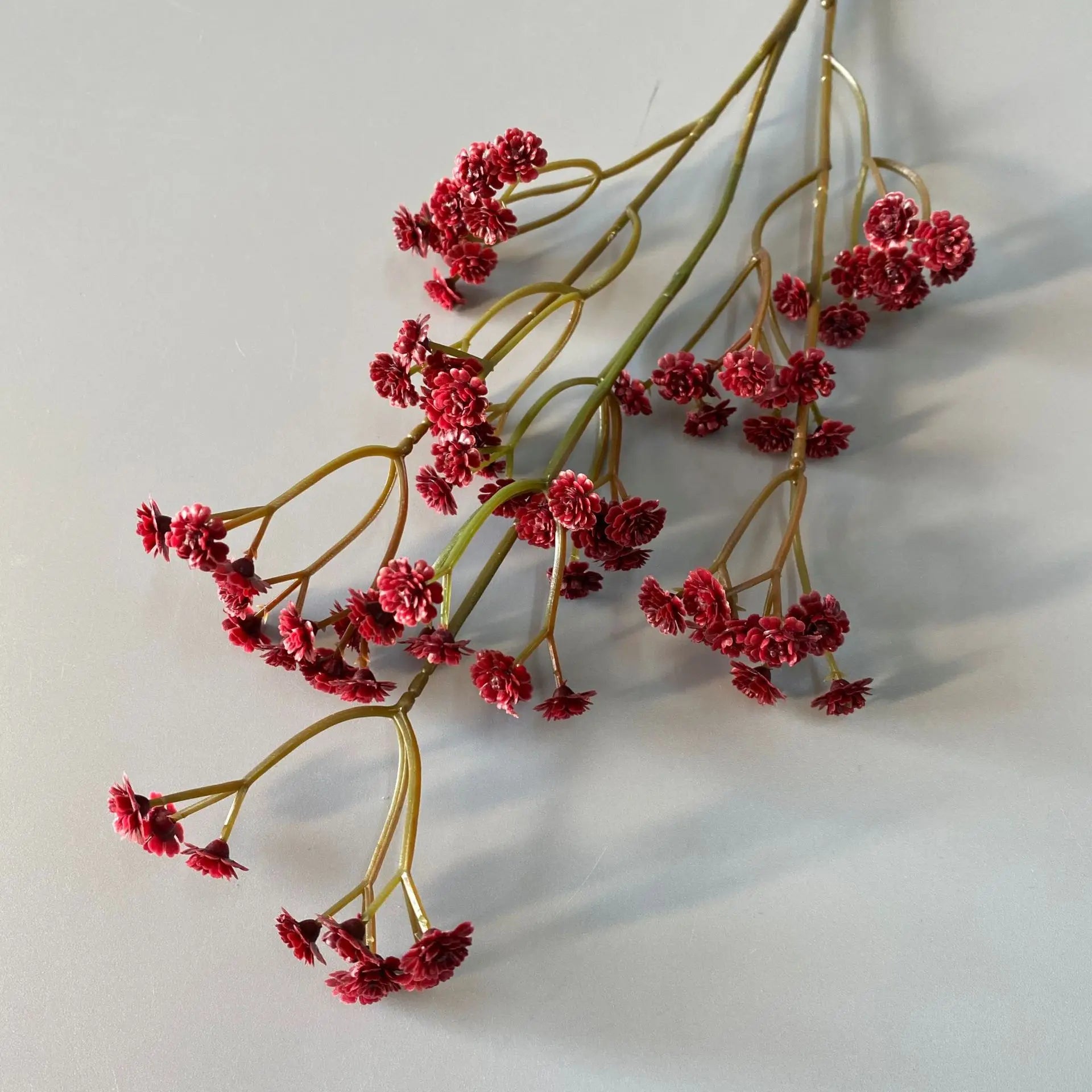 62CM Artificial Gypsophila Bouquet Bulk – Baby’s Breath Soft Rubber Silk Faux Flowers
