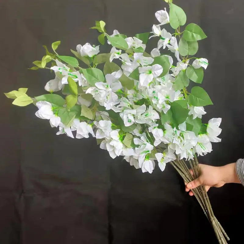 10pcs Silk Bougainvillea Artificial Climbing Flowers