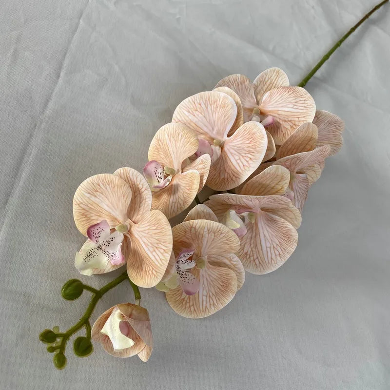 38" Artificial Butterfly Orchid Bouquet Bulk – 9-Head Faux Phalaenopsis Orchids