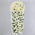Artificial Violet Ivy Hanging Flower Garland – Faux Plastic Vine for Wedding Arch Decor, Party Backdrop, Home, Garden & Outdoor Decoration