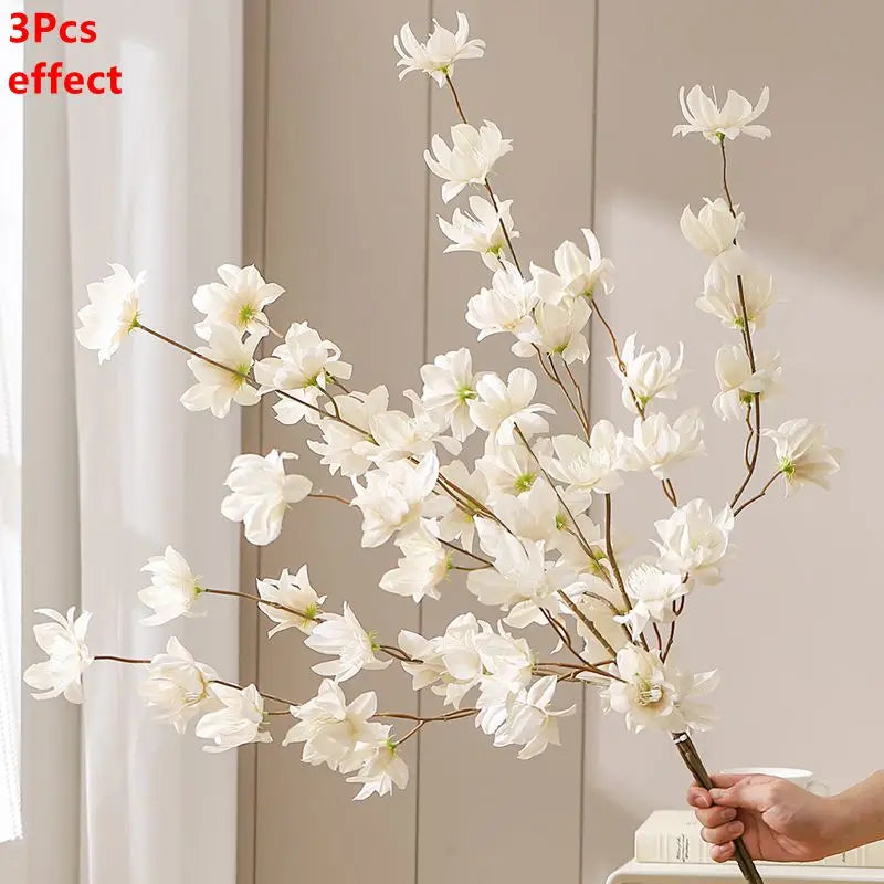 Artificial Sakura Cherry Blossom Bouquet (1/3 PCS) – Silk Cherry Blossom Flowers