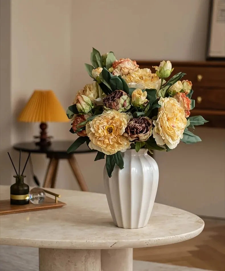 Artificial Peony Heads Bulk – Artificial Peony Flower Stem