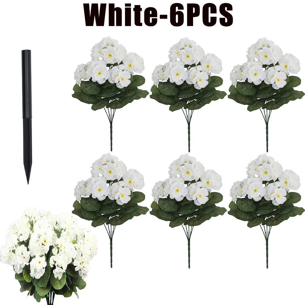 Fake Begonia Flower Plants Bulk – Artificial