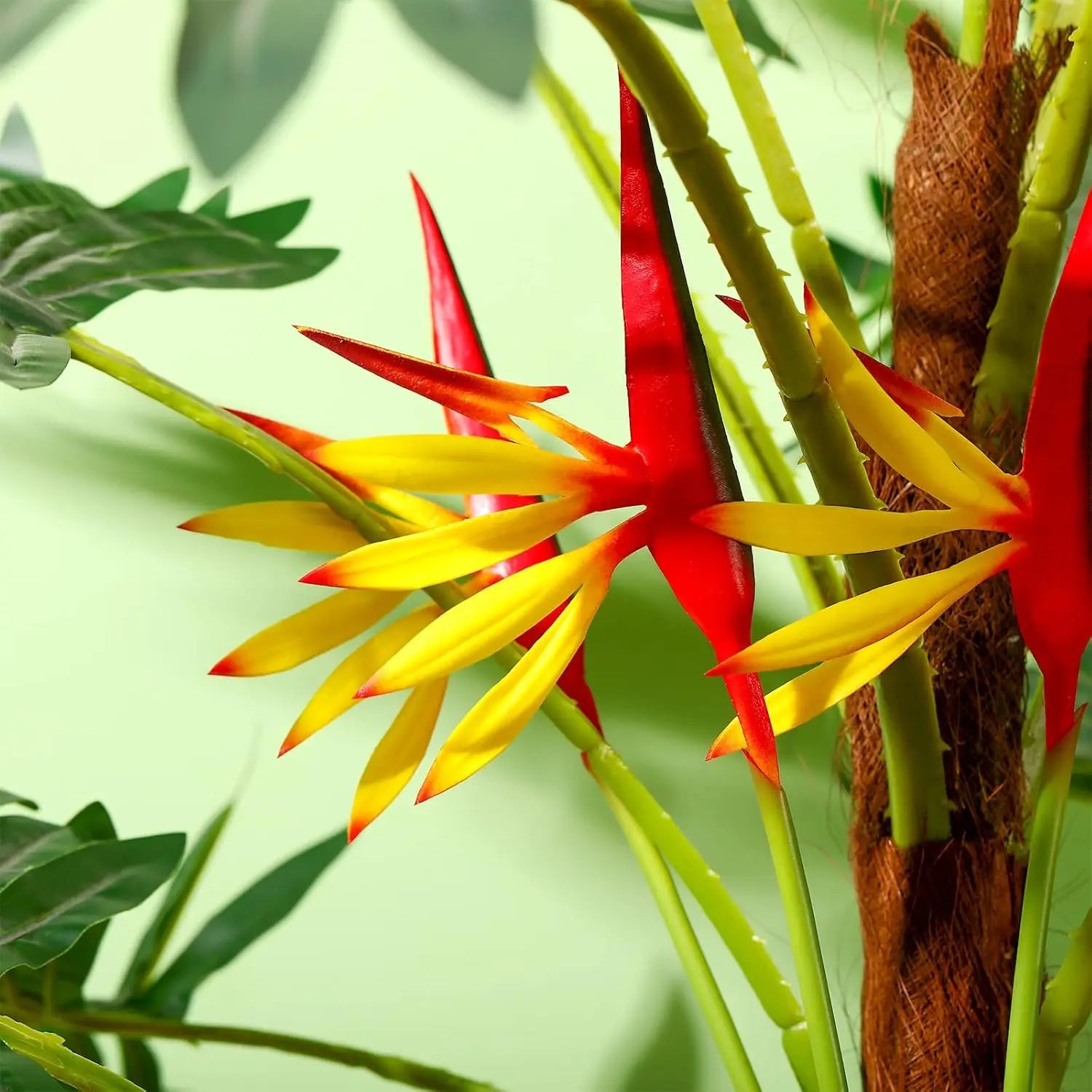 10PCS Artificial Bird of Paradise Flowers Bulk – 22 Inch Faux Strelitzia Stems