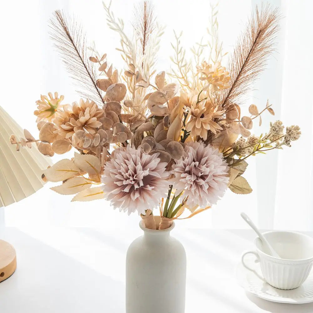 Artificial Chrysanthemum Reed Bouquet