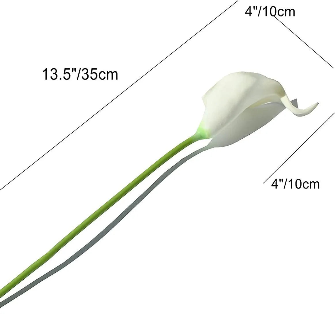 Bulk Real Touch Artificial Calla Lily Flowers (1/5/10/20 PCS) – Premium Latex Look Faux Calla Lily Bouquet