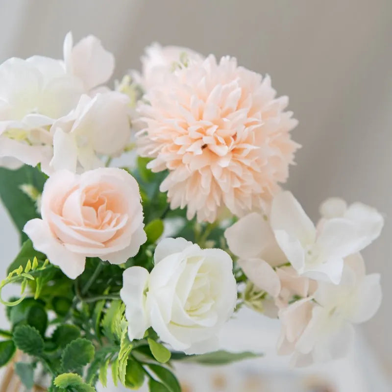 Artificial Rose & Chrysanthemum Bouquet